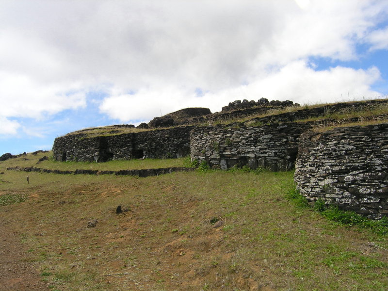 stone houses used during the ancient Birdman festival.....