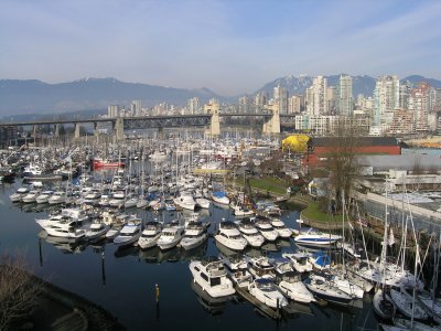 False Creek, Granville Island and the West End