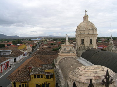 the west view from the bell-tower of Iglesia de La Merced
