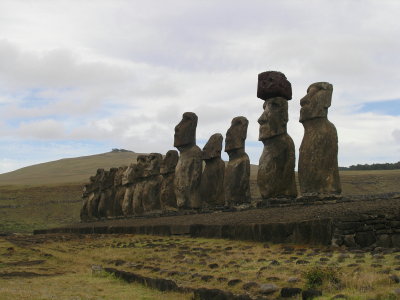 ...the platform with the longest lineup of stone images