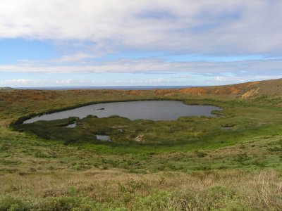 ...where reeds grow in a rain-filled lake