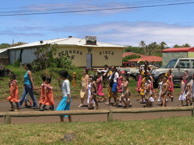 ...for a festival celebrating Rapa Nui culture