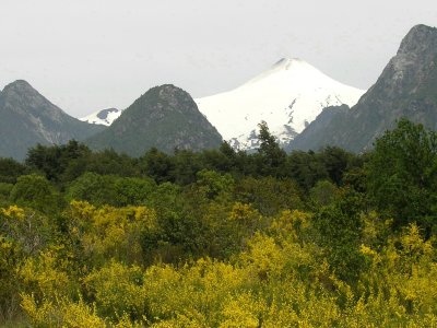 ...also a region of volcanos, like the mighty Villarica