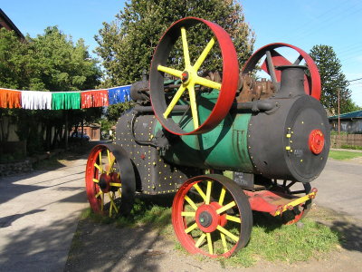 an old steam engine