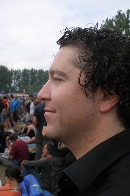 enjoying the music