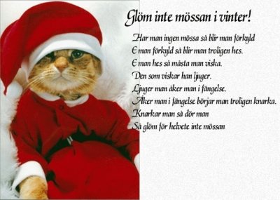 X-mas card from S*Lis-Katt OCI 2006