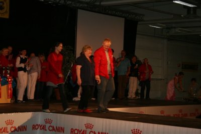 Eiwor Andersson and her assistants