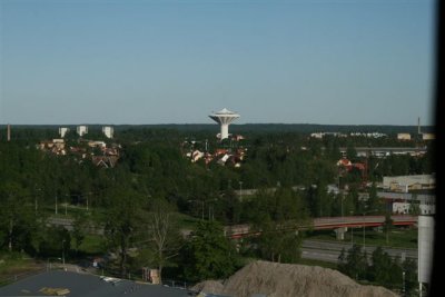 View from the hotell window Svampen