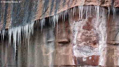 Ice walls in Zion
