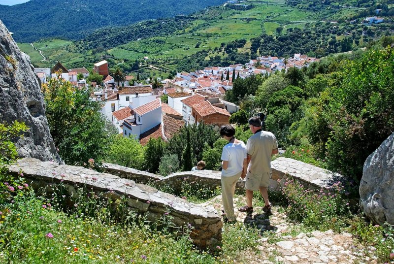 Back down the slope, Gaucin