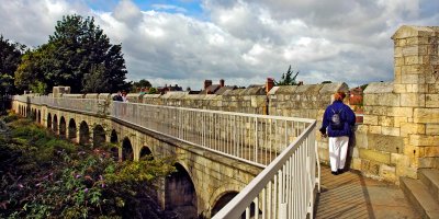 Walking the walls, York