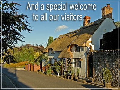 'And a special welcome' slide from the local landscapes series