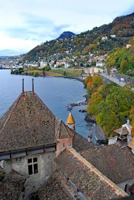 Montreux from Chateau de Chillon