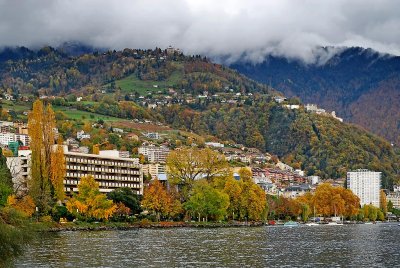 The 'golden fringe', Montreux