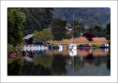 Line of boats, Ullswater