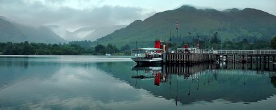 Steamer quay panorama, Ullswater