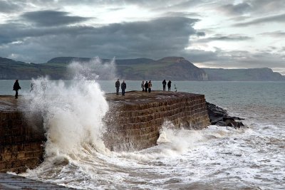 Breaking on the Cobb, Lyme Regis (2041)