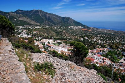 Mijas and mountain