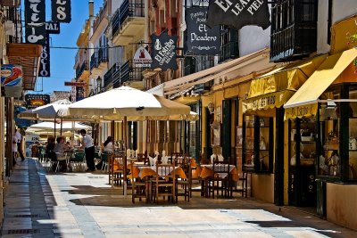 Street cafes, Ronda