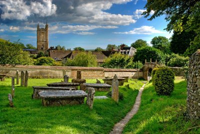 Graveyard, Cerne Abbas, Dorset (3886)