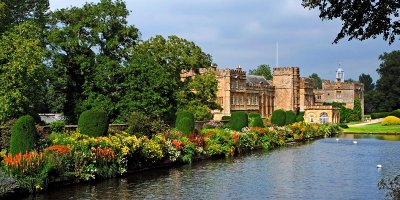 Lake and house, Forde Abbey