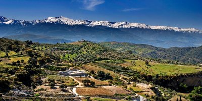 Distant view of Sierra Nevada