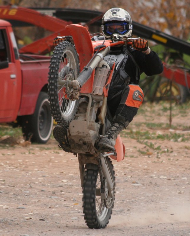 Departing Wheelie