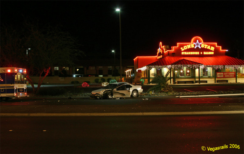 Single vehicle accident