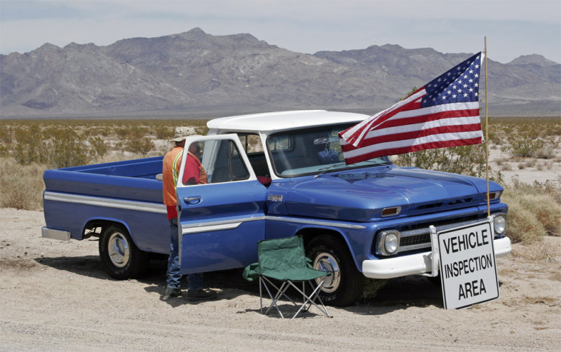 vehicle inspection area