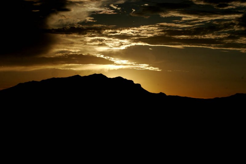 Sunset at Desert