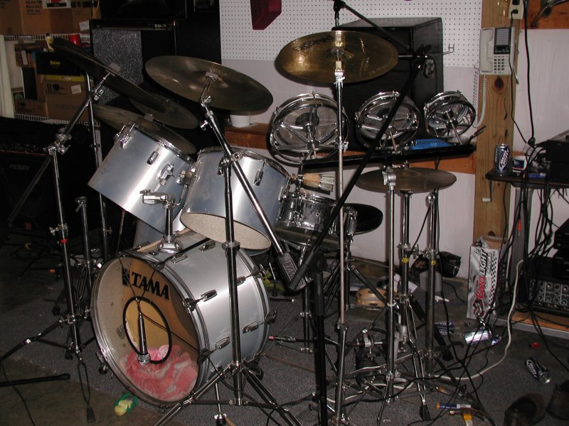 My drums (Tama 70s funk set)