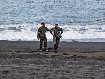 Marines on the beach