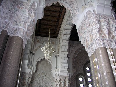 006 Casablanca - Hassan II Mosque interior.JPG