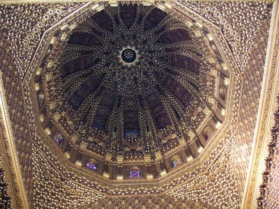016 Rabat - Tomb ceiling.JPG