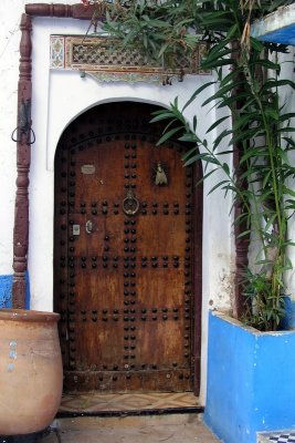 032 Rabat - Beautiful doorway, Oudaya kasbah.JPG