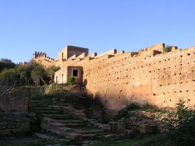 004 Rabat - Chellah walls, late afternoon.JPG