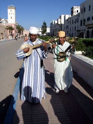 003 Essaouira  - Gnawa musicians.JPG