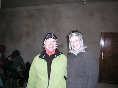 021 Leaving the Sahara - Heather & Liz go native.JPG