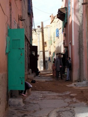 057 Teneghir - Red light district street.JPG