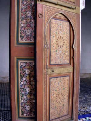 072 Marrakech - Palais B. doors.JPG