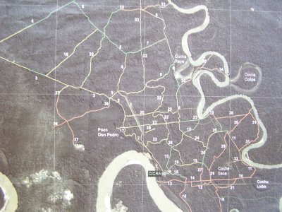 Map of the trail system at Los Amigos