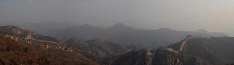 The Great Wall outside Beijing, China