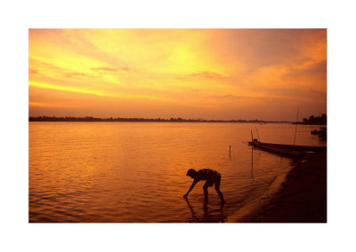 Mekong sunset, Laos