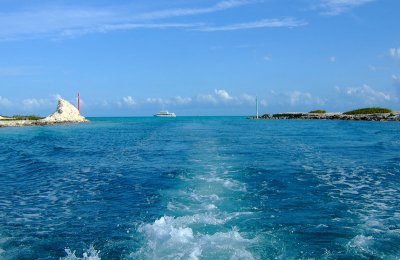 to shore