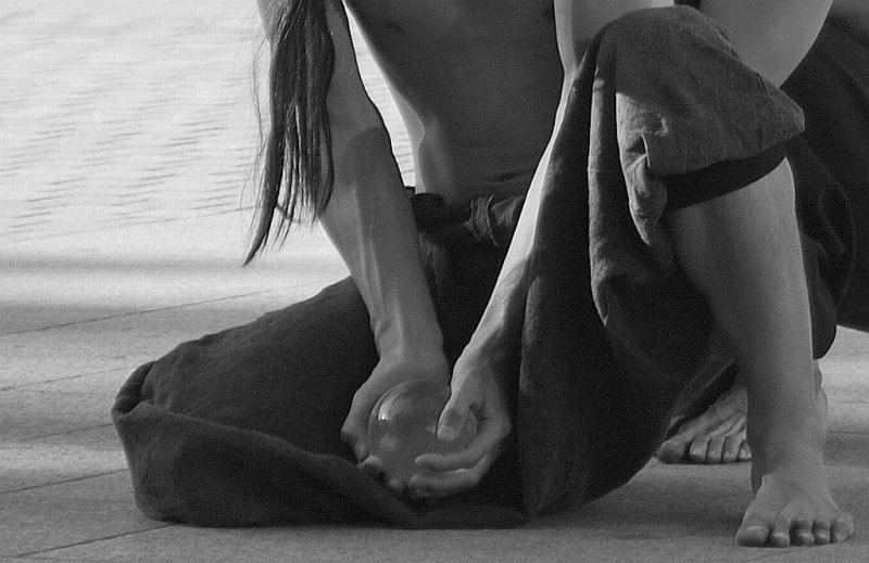 Crystal ball BW #23