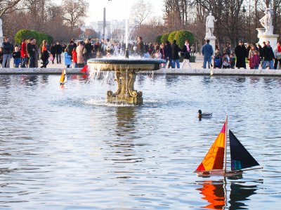 Le bassin des tuileries