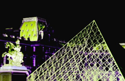Le triangle du Louvre.