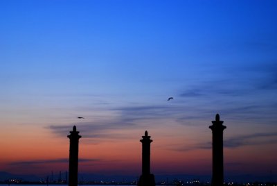 Crpuscule sur Venise.