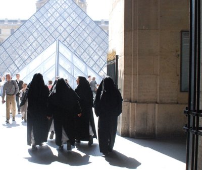 Promenade de Pques au Louvre.