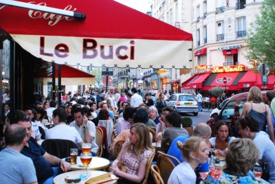 Les terrasses du Quartier Latin.